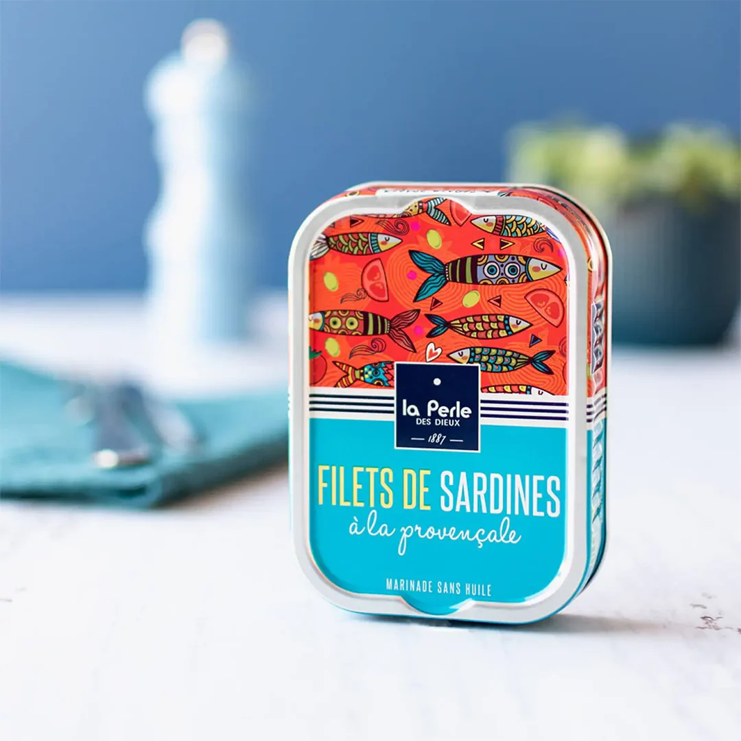 La Perle des Dieux' Oil-Free Sardine Fillets Provençal Style - Image 2