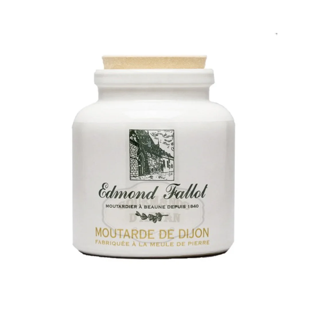 Edmond Fallot's Mustard Stoneware Jar - Image 3