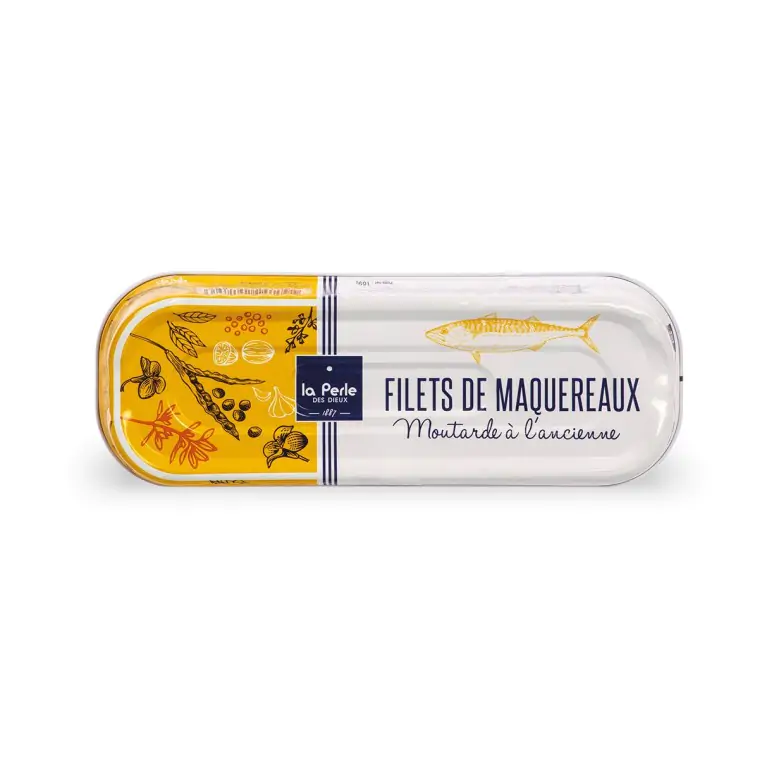 La Perle des Dieux' Mustard Mackerel Fillets