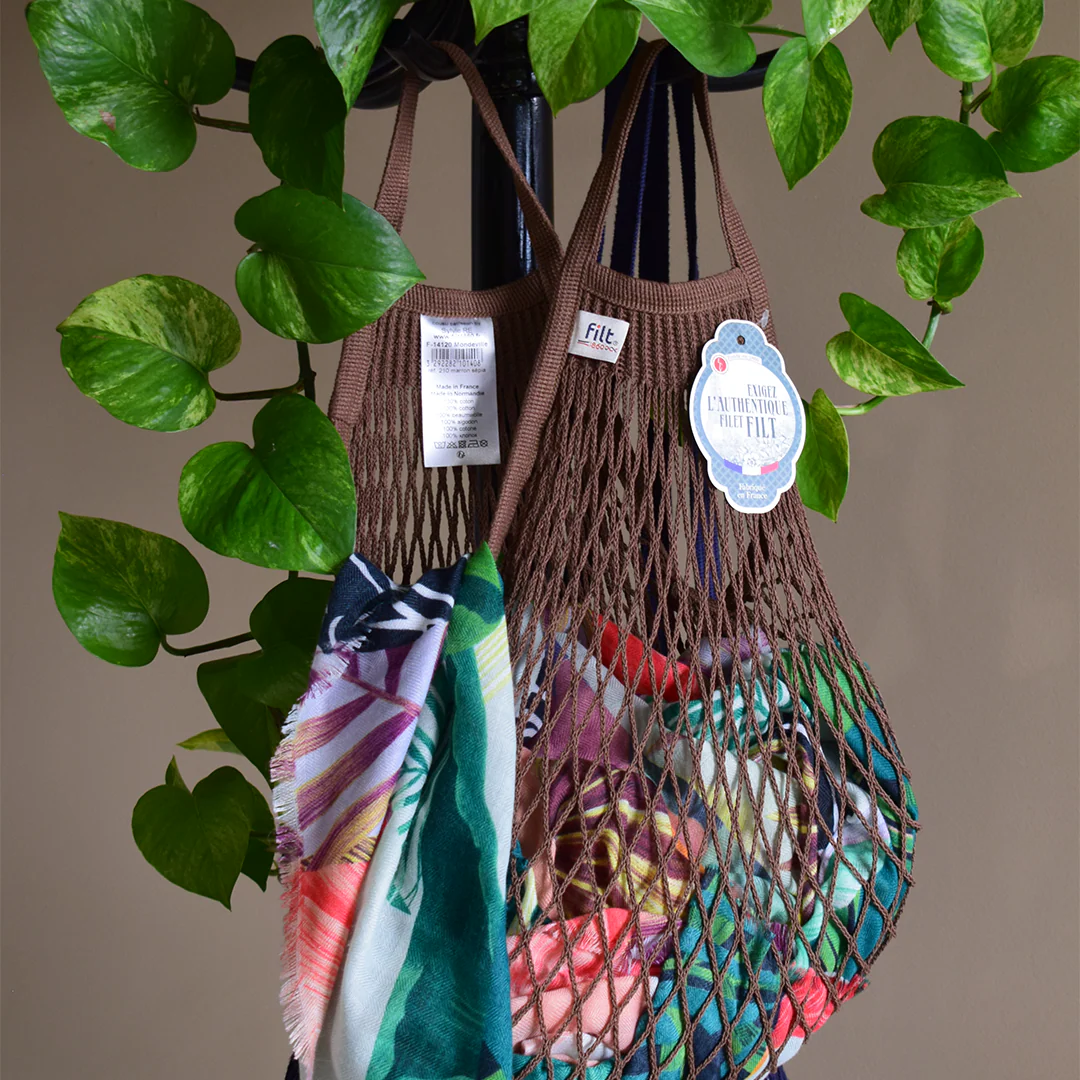 Filt 1860's 100% Cotton Mesh Shopping Bags - Medium  w/Small Handles - Image 11